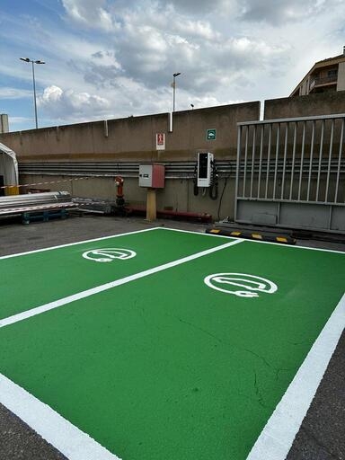 Cargador de 2 x 22kw