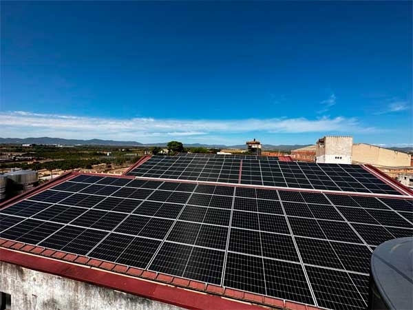 Cubierta Solar Cooperativa Vilabella